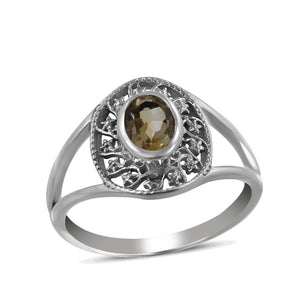 925 Silver Garnet Rings