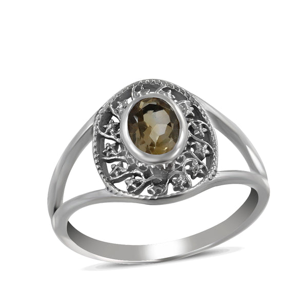 925 Silver Garnet Rings