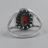 Garnet Silver Ring