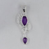 925 Silver Amethyst Pendant