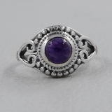 925 Sterling Silver Charoite Rings