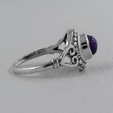 925 Sterling Silver Charoite Rings