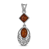 Amber 925 Sterling Silver Pendant