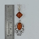 Amber 925 Sterling Silver Pendant