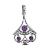 Amethyst 925 Sterling Silver Pendant