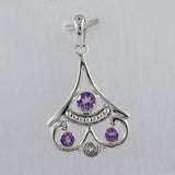 Amethyst 925 Sterling Silver Pendant