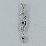 925 Silver Tourmaline Pendant