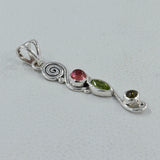 925 Silver Tourmaline Pendant