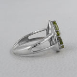 925 Starling Silver Peridot Ring