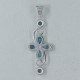 Rainbow Moonstone Silver Pendant