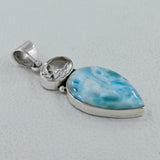 925 Sterling Silver Larimar Pendant