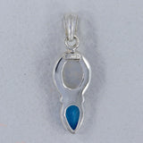 Rainbow Moonstone 925 Silver Pendant