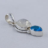 Rainbow Moonstone 925 Silver Pendant