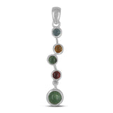 925 Silver Tourmaline Pendant