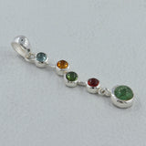 925 Silver Tourmaline Pendant