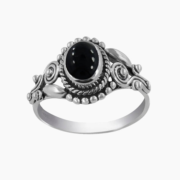 925 Sterling Silver Black Onyx Rings