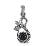 Black Onyx Silver Pendant