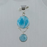 925 Sterling Silver Larimar Pendant