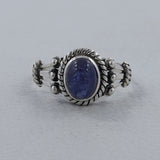 Tanzanite Silver Ring