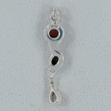 925 Silver Tourmaline Pendant