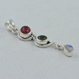 925 Silver Tourmaline Pendant