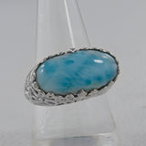 Natural Labradorite Silver Rings