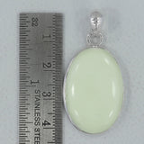 925 Silver Lemon Chrysoprase Pendant