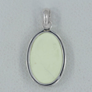 925 Silver Lemon Chrysoprase Pendants
