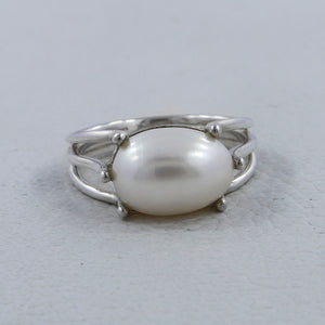 Fresh Water Pearl Silver Rings