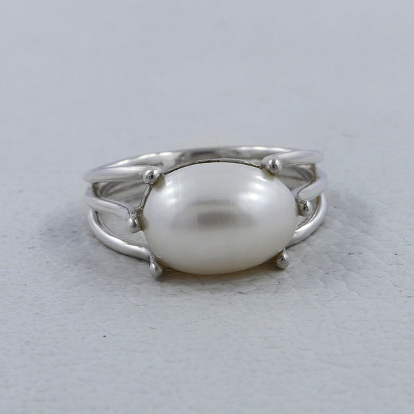 Fresh Water Pearl Silver Rings