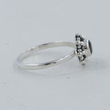 Natural Peridot Sterling Silver Rings
