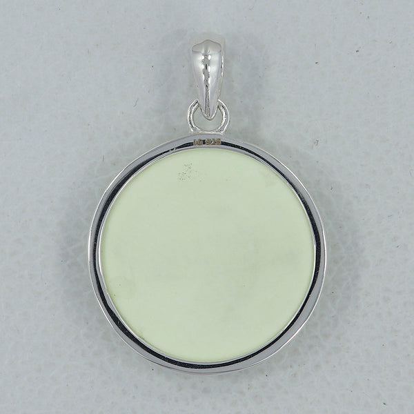 925 Silver Lemon Chrysoprase Pendants
