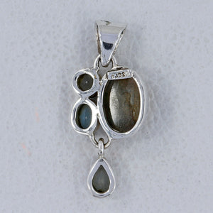 925 Sterling Silver Labradorite Pendants