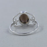 Smoky Quartz Silver Ring