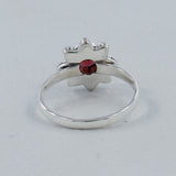 Natural Peridot Sterling Silver Rings