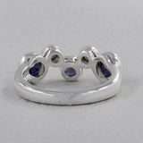 Natural Iolite Silver Ring