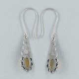 Ethiopian Opal Silver Earrings