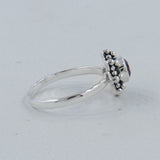 Natural Peridot Sterling Silver Rings