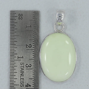 925 Silver Lemon Chrysoprase Pendants