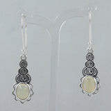 Ethiopian Opal Silver Earrings