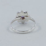 Natural Peridot Sterling Silver Rings