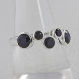 Natural Iolite Silver Ring