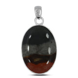 925 Silver Polychrome Jasper Pendant