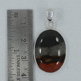 925 Silver Polychrome Jasper Pendant