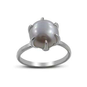 Cultured Fresh Water Pearl Silver Rings