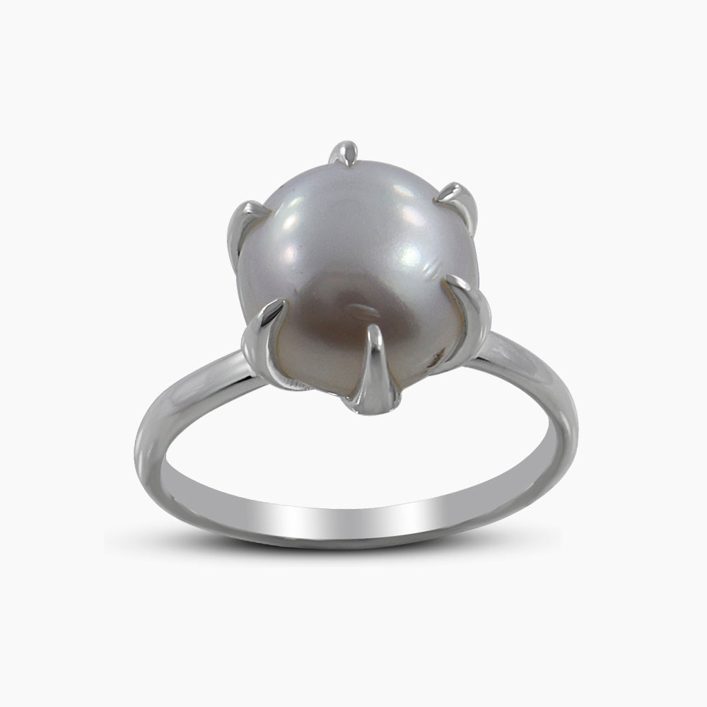 Cultured Fresh Water Pearl Silver Rings