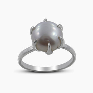 Cultured Fresh Water Pearl Silver Rings