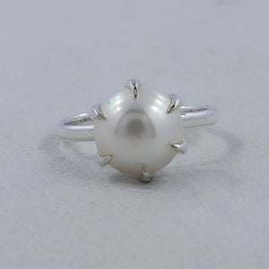 Cultured Fresh Water Pearl Silver Rings