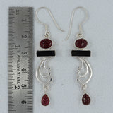 New Designed Solid 925 Silver Multi Tourmaline Earring