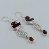 New Designed Solid 925 Silver Multi Tourmaline Earring